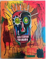 Buy Jean-michel Basquiat Acrylic On Canvas Dated 1982 In Good Condition • 159.33£