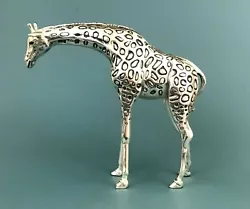 Buy D'argenta Mexico Silver Giraffe Calf Statue Sculpture Claudio Rodriguez 10 1/8'' • 755.17£