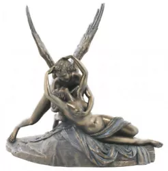 Buy Cupid And Psyche Cold Cast & Bronze Resin Statue Sculpture Home Décor • 84.21£
