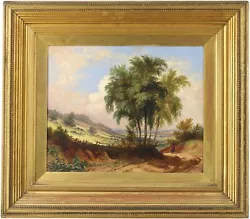 Buy Figure In A Rural Landscape Antique Oil Painting 19th Century British School • 0.99£