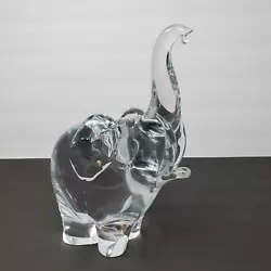 Buy Vintage Murano Glass Elephant Heavy And Large At 9.5  Tall • 56.23£