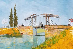 Buy Vincent Van Gogh - The Bridge Of Langlois At Arles Art Print Painting Poster • 6.95£