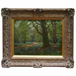 Buy Frederick Golden Short New Forest Bluebell Wood Signed & Dated 1912 Oil Painting • 4,500£