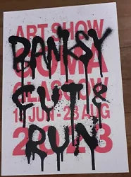 Buy Banksy - Glasgow GOMA - Cut And Run Exhibition - Poster - Art Show • 5.99£