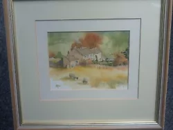 Buy Beautiful Watercolour Well Collected Artist Terry Logan  Wood End Farn Burnsall • 74.99£