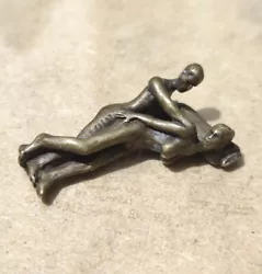 Buy 18+ Bronze Miniature Figurine Nude Art Sex Sculpture Female Male Sexual Erotic Q • 24.99£