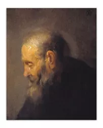 Buy REMBRANDT An Old Man In Profile 1600's Painting PREMIUM Print Poster 17x21  Inch • 20.78£