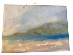 Buy Solent Strait Hampshire Abstract Impressionist Oil Painting Box Canvas WOW • 10£