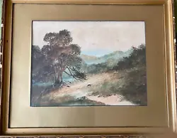 Buy Antique Watercolour Painting Landscape Dated 1913 Signed Framed 21 X 17 Inch • 60£