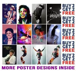 Buy Michael Jackson Poster Art Prints A4 A3 Size - Buy 2 Get Any 2 Free • 8.97£