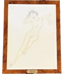 Buy Magnificent Alberto Vargas Flower Crown Pencil On Paper Board 'must See' • 9,449.94£
